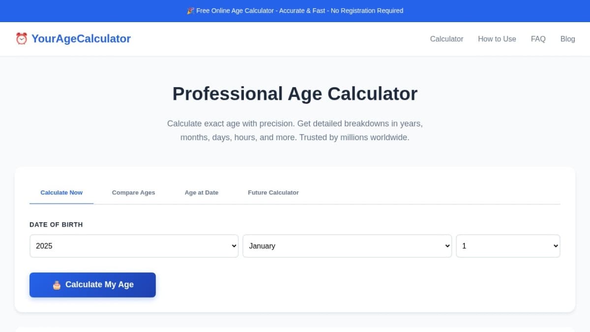  Age Calculator