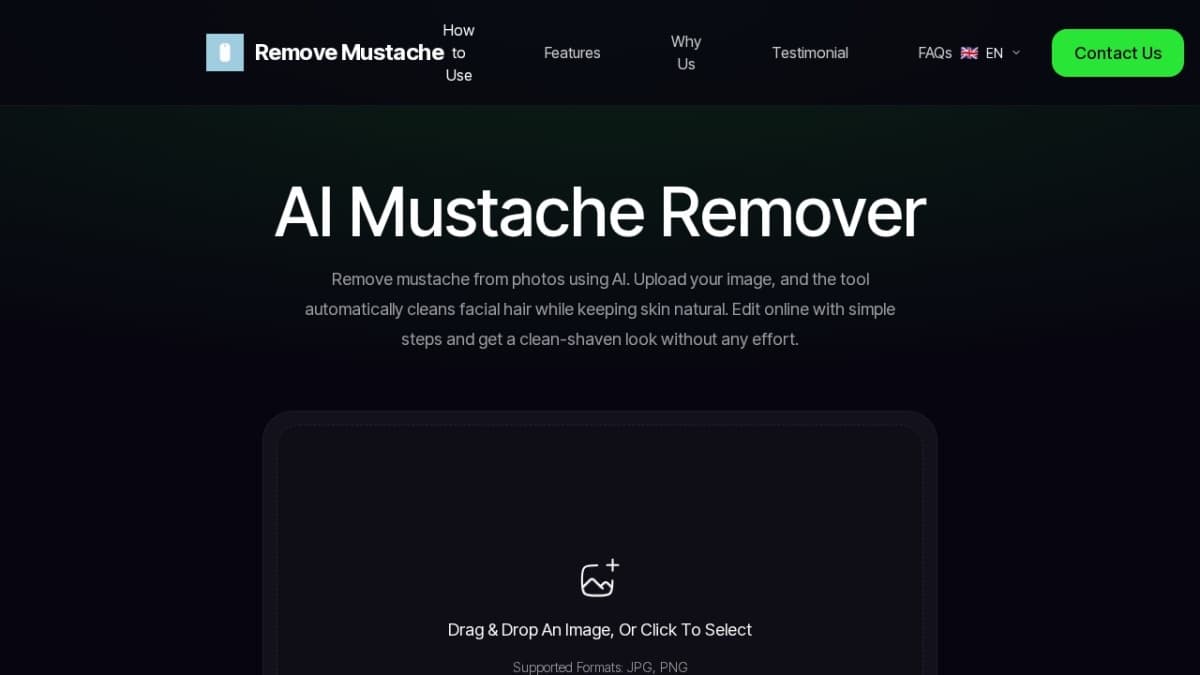 AI Mustache Remover
