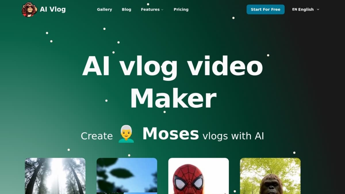 AI vlog video Maker