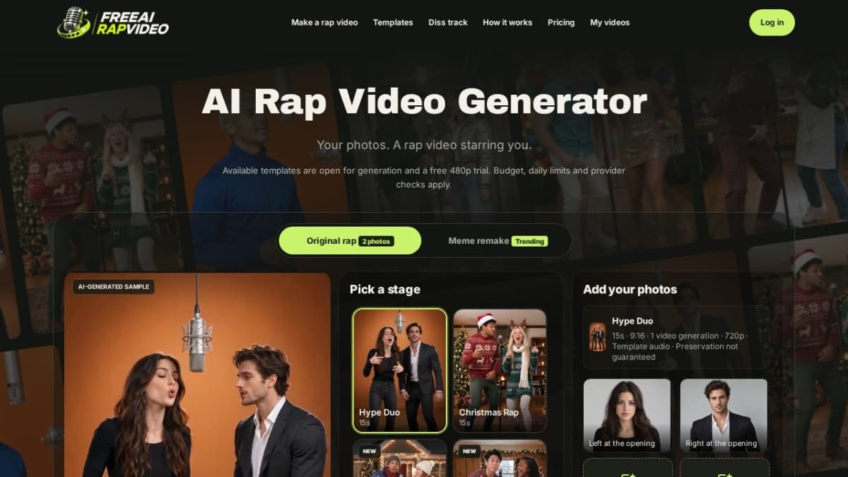 Free AI Rap Video