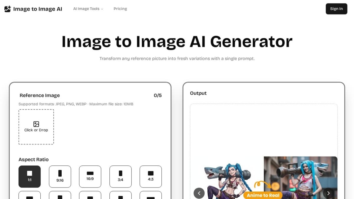 Image to Image AI