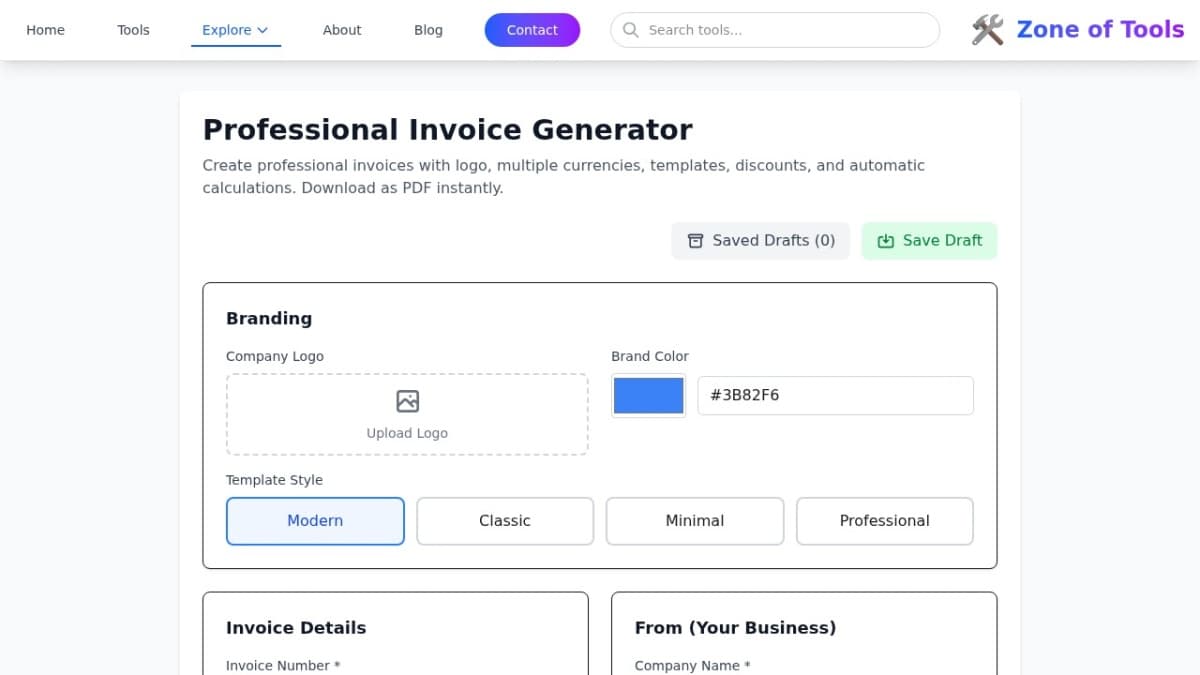 Invoice Generator