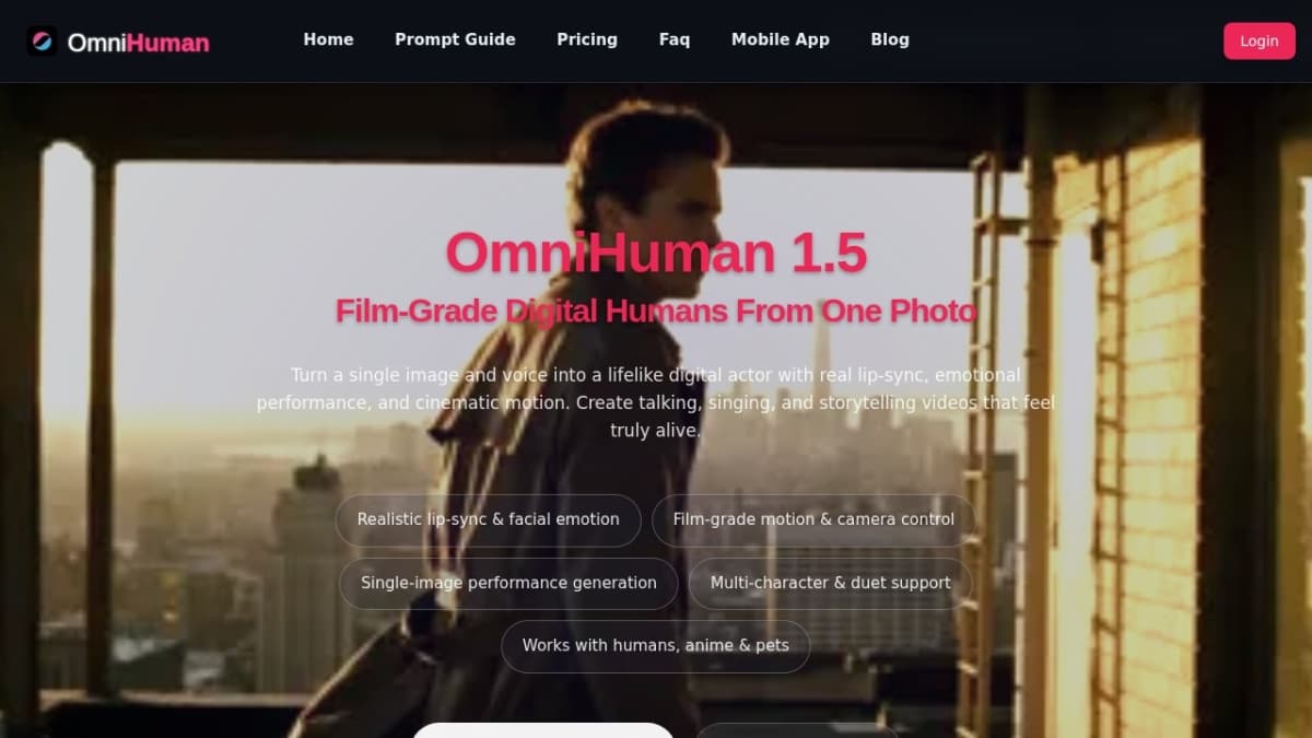 OmniHuman‑1.5