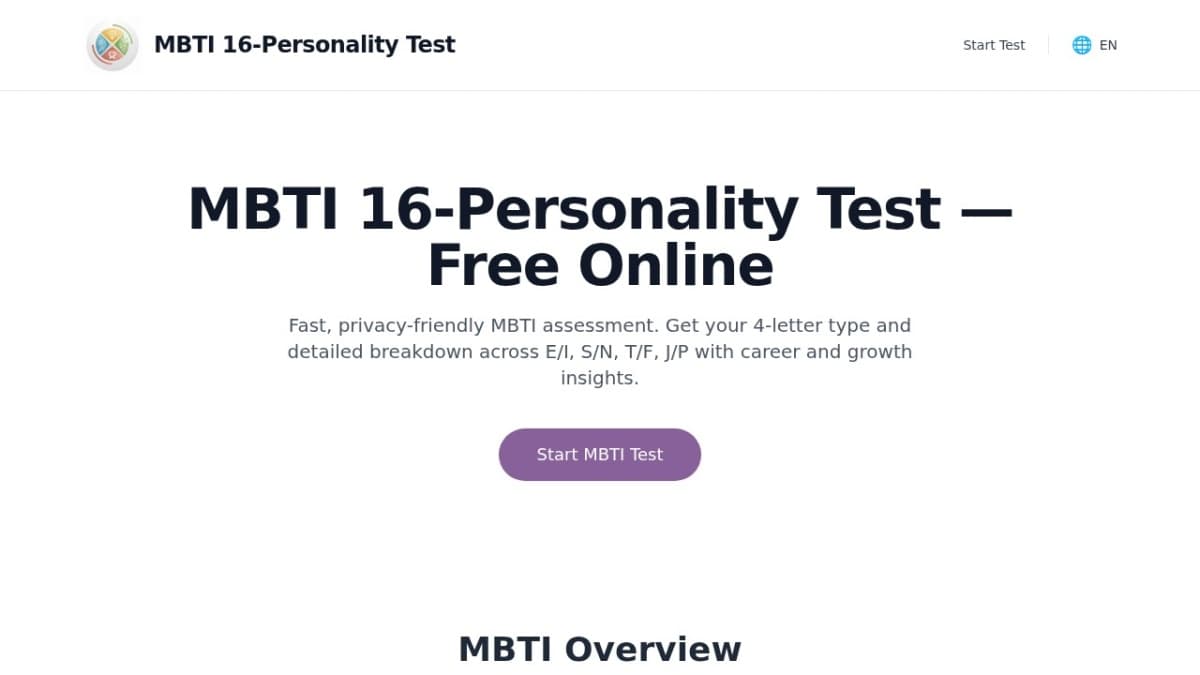 Personalities Test 