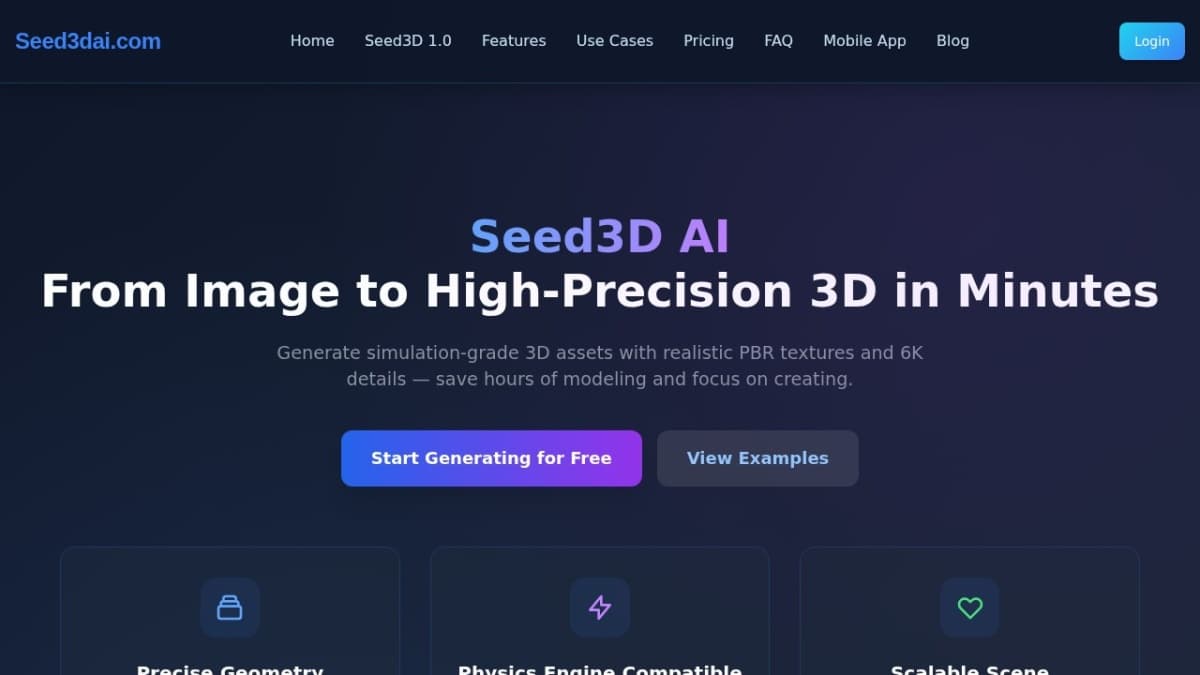 Seed3D AI