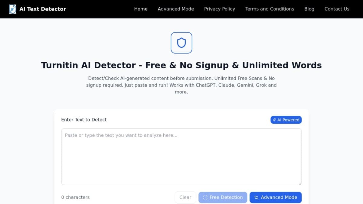 Turnitin AI Detector