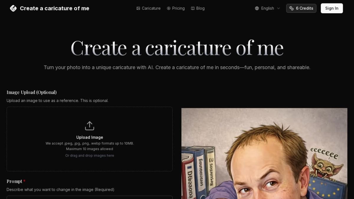 Create a Caricature of Me