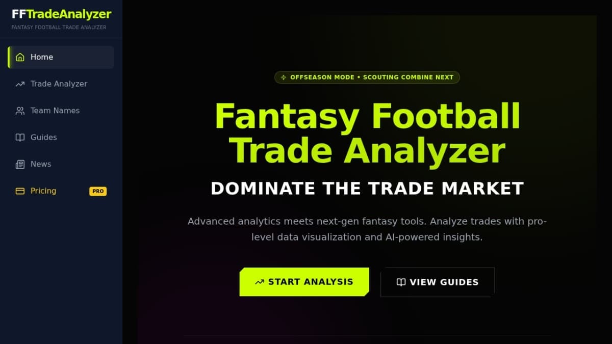 Fantasy Football Trade Analyzer