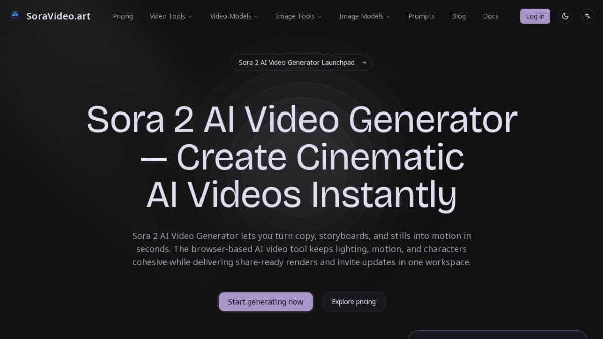SoraVideo — AI Video Generator