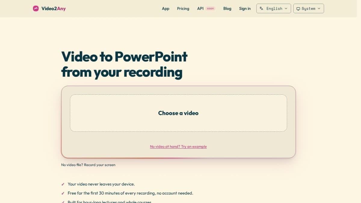 Video2Any