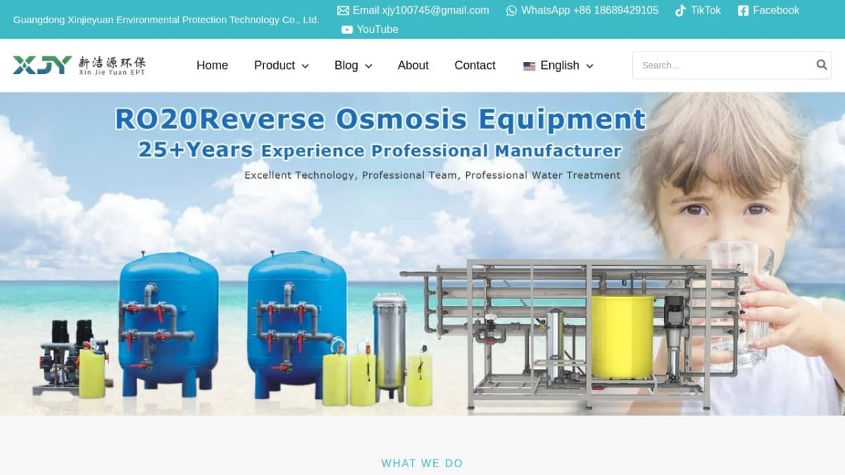 Water treatment equipment consultation