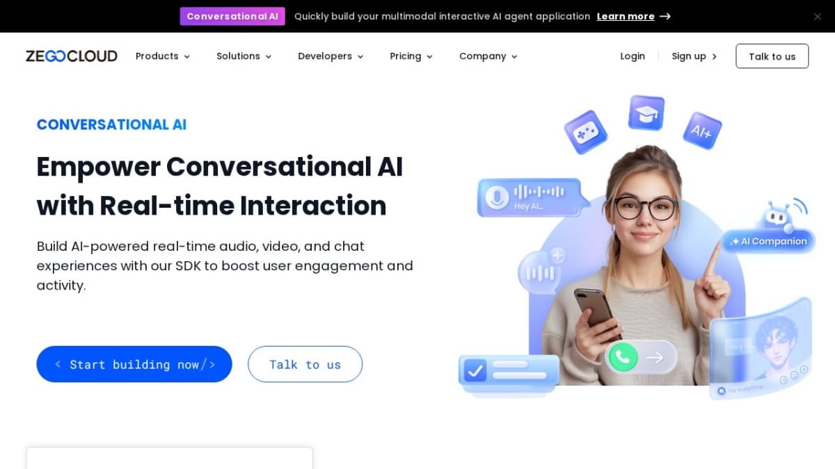 ZEGOCLOUD Conversational AI