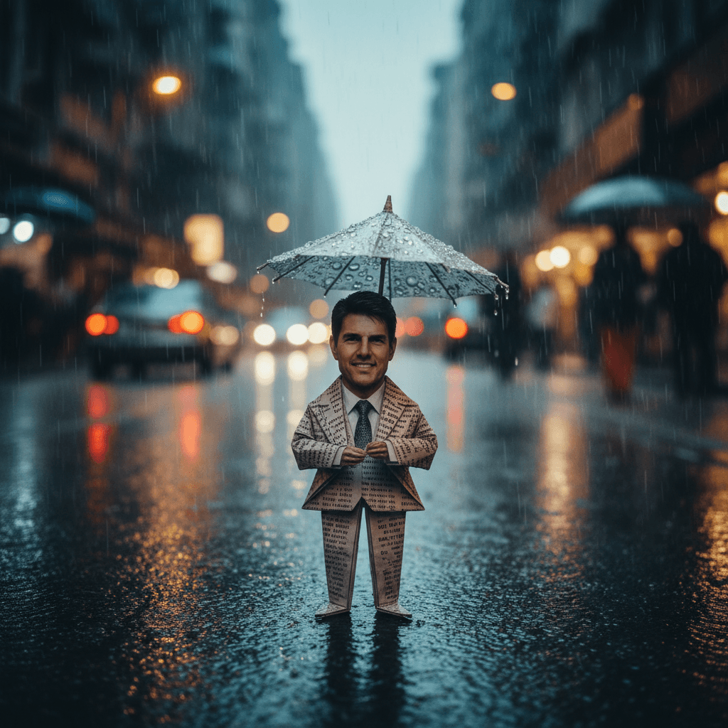 Gemini Image Prompt for photograph: A cinematic, carefully staged still-life image captured on a...