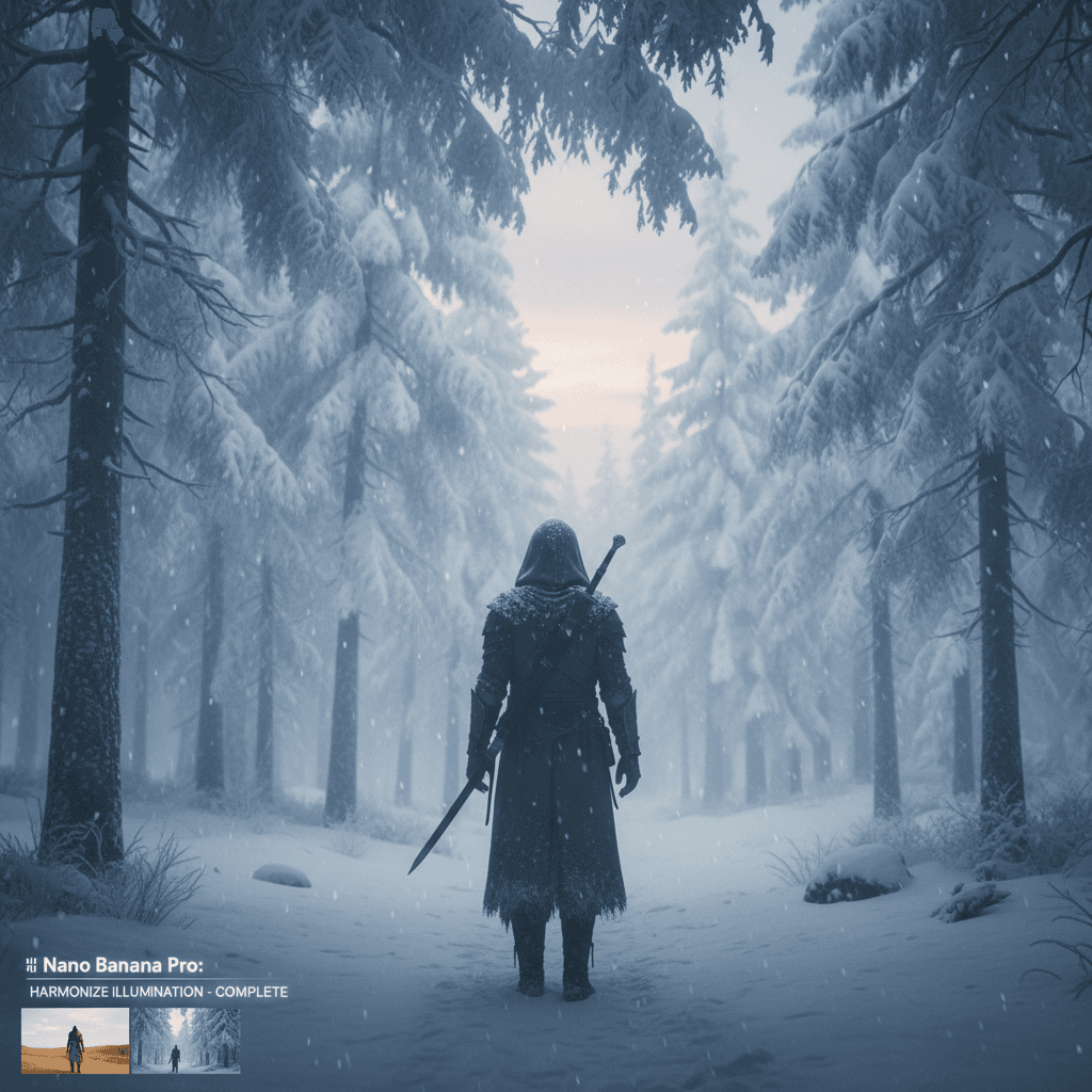 Gemini Image Prompt for app: Here are three potent commands for Nano Banana Pro: HARMONI...