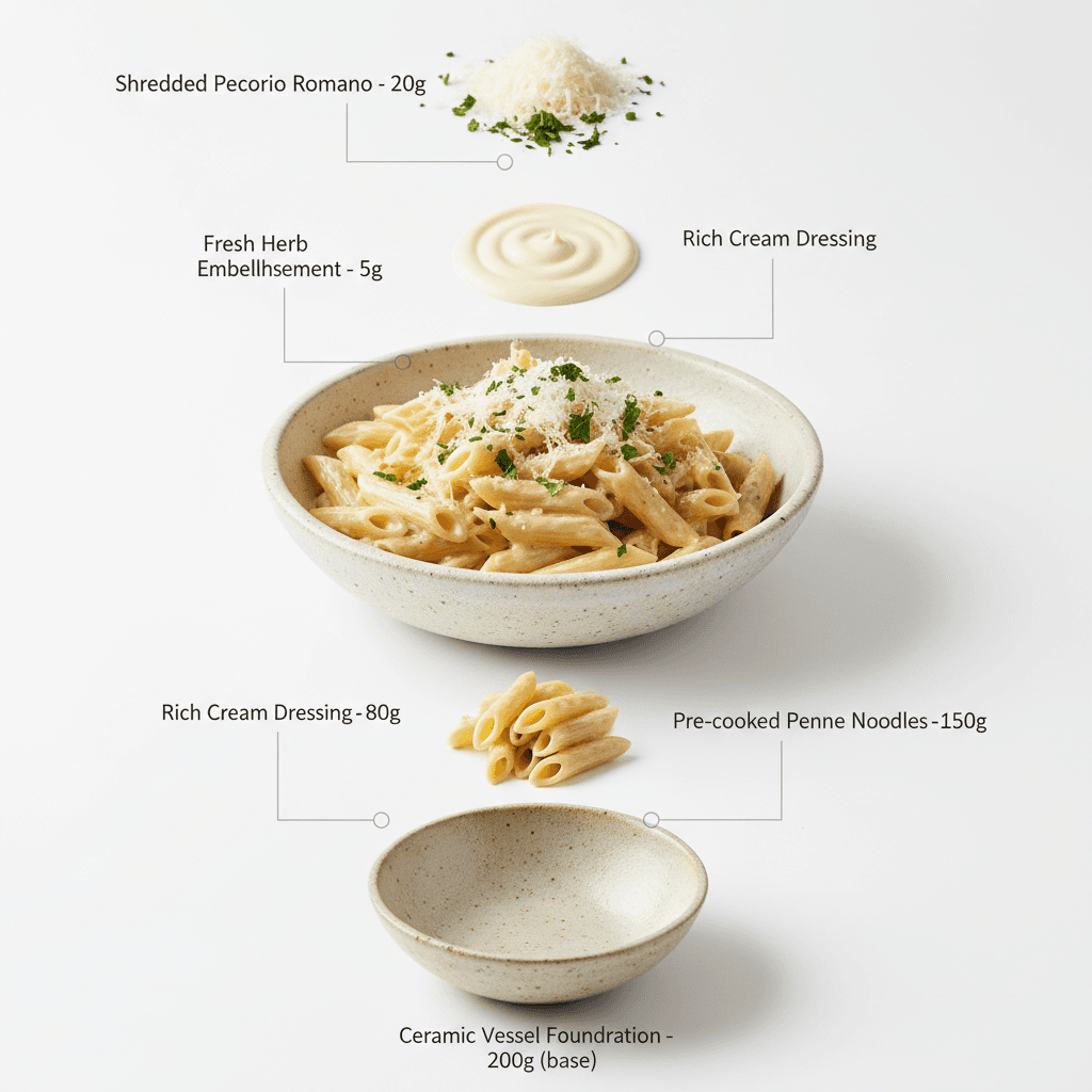 Gemini Image Prompt for food: IMAGE 1 - Hyperrealistic culinary shot of a finished velvety...