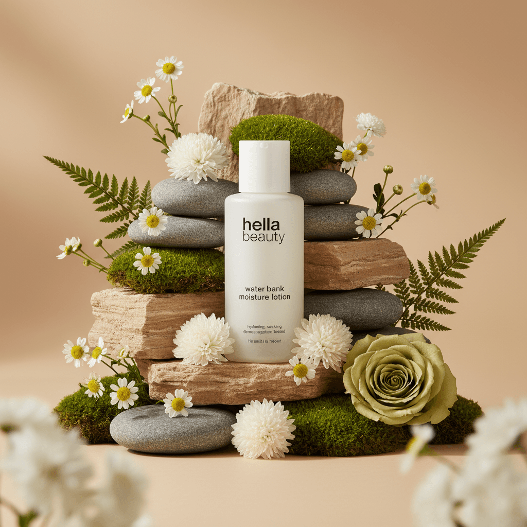 Gemini Image Prompt for product: Professional-grade hyperrealistic commercial skincare advert...