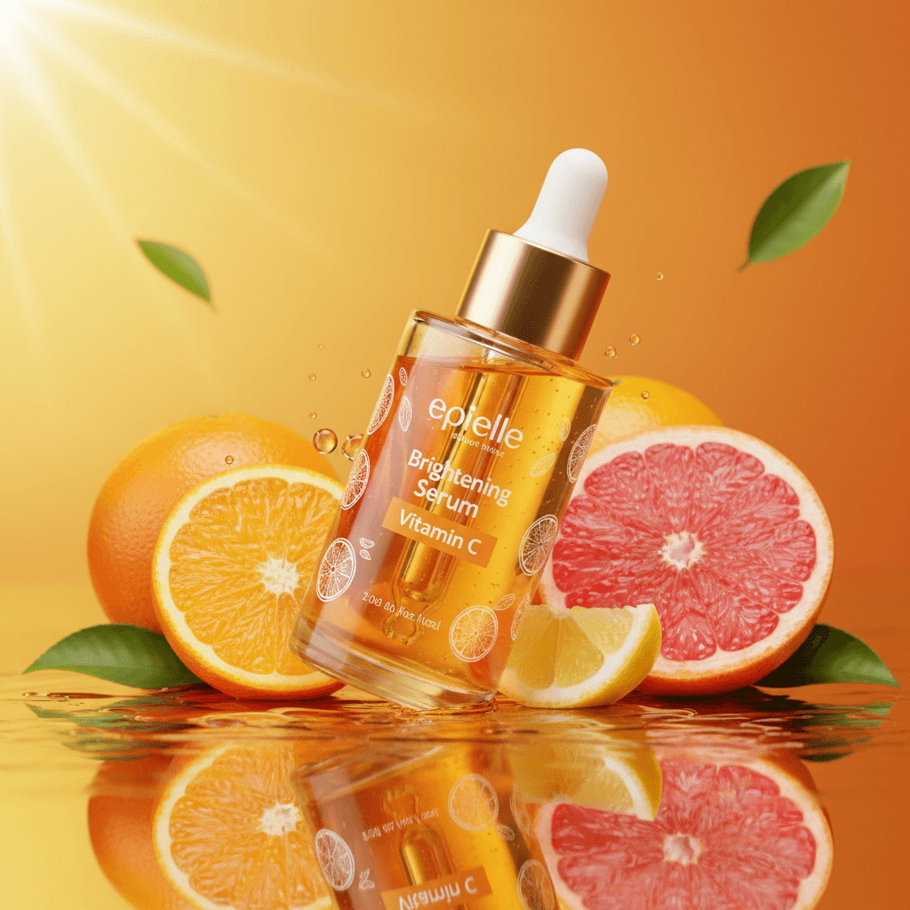 Gemini Image Prompt for product: Luxury photorealistic studio shot of a skincare item, showca...