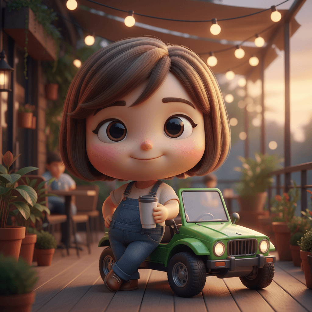 Gemini Image Prompt for 3d: Exquisitely detailed 3D rendition in a kawaii chibi aestheti...