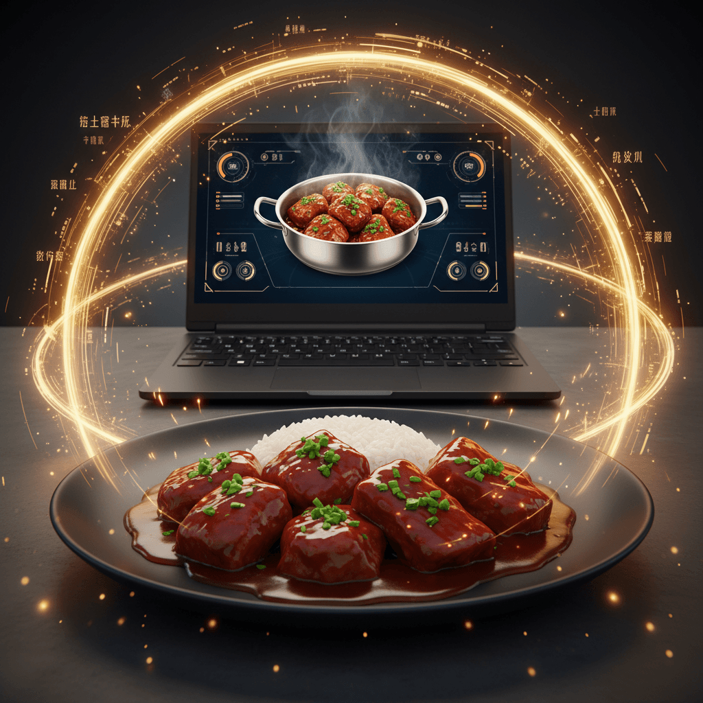 Gemini Image Prompt for json, photograph: scene_type: visualization of advanced gastronomic enginee...