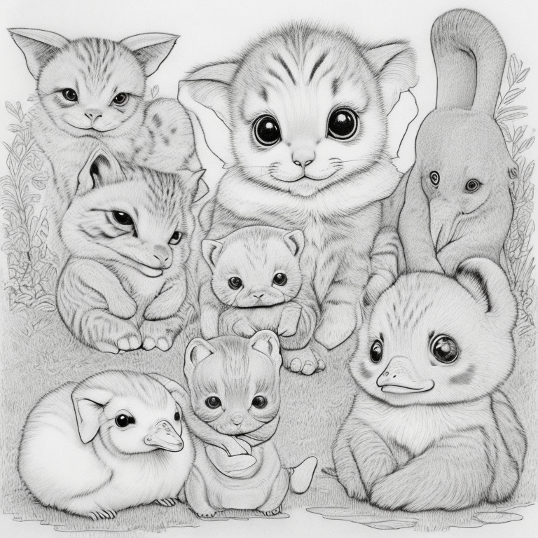 Midjourney coloring book prompt