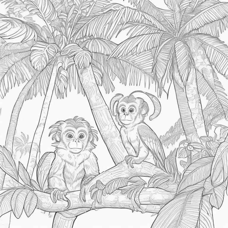 Midjourney coloring book prompt